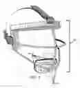 Fig. 02 - Method and device of a plate for providing a surface for attachment of a chin pad on a baseball or softball fielders face mask.