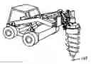 Fig. 01 - Positioning and rotating apparatus for interring screw-in and self digging burial containers