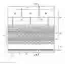 Fig. 01 - Roof gutter cover section with water draining upper surface