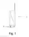 Fig. 02 - Trolley case with weight monitoring leg adapted to support the case when moved into weighing position