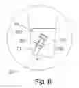 Fig. 07 - Trolley case with weight monitoring leg adapted to support the case when moved into weighing position