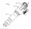 Fig. 01 - Check valve and shut-off reset device for liquid delivery systems