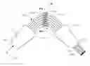 Fig. 01 - Optical device with athermal slots for temperature dependence curvature reduction