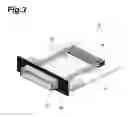 Fig. 04 - Pluggable optical transceiver with electrical plug board separated from circuit board