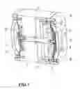 Fig. 02 - High Pressure Double Membrane Pump and Membrane Element for Such a Pump