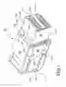 Fig. 02 - Housing with a plurality of wafers and having a nose portion with engagement members