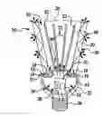 Fig. 01 - LED bulb with internal heat dissipating structures