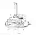 Fig. 09 - Integrated gas discharge lamp with an ignition electronics integrated into the base for generating asymmetrical ignition pulses