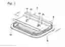 Fig. 04 - Mounting structure for automotive room lamp