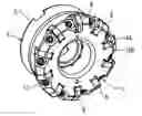 Fig. 01 - SURFACE MILLING CUTTER WITH CUTTING INSERTS, A TOOL FOR HOLDING A CUTTING INSERT WITH A CUTTING INSERT AND METHOD OF MACHINING A WORKPIECE WITH A SURFACE MILLING CUTTER HOLDING CUTTING INSERTS