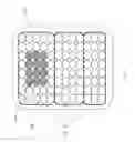 Fig. 23 - FOAM SPRING MATTRESS CONFIGURED WITH VARIABLE FIRMNESS