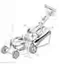 Fig. 01 - Self-propelled lawn mower with chipper