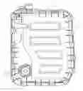 Fig. 01 - Valve body cover of automatic transmission