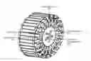 Fig. 01 - Interlocking compressible, paired spoke wheel system