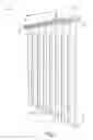 Fig. 02 - Roller shade system having a pleated shade fabric