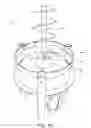 Fig. 13 - Automatic and continuous rubber extracting device for extracting rubber from a rubber-bearing plant material