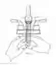 Fig. 03 - Rod activated valve for saving water with tamper-resistant security feature