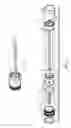 Fig. 04 - Rod activated valve for saving water with tamper-resistant security feature