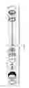 Fig. 05 - Rod activated valve for saving water with tamper-resistant security feature