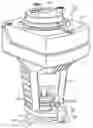 Fig. 01 - Coupling an actuator to a valve using a retaining element engaging in a recess