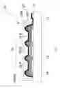 Fig. 02 - Organic EL element with multi-step partition wall