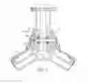 Fig. 06 - Golf bag cart foldable device