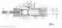 Fig. 08 - Linear recliner assembly with threaded linear drive rod and rotatably engaged gear stop