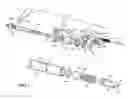 Fig. 09 - Linear recliner assembly with threaded linear drive rod and rotatably engaged gear stop