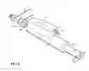 Fig. 10 - Linear recliner assembly with threaded linear drive rod and rotatably engaged gear stop