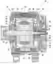 Fig. 01 - Electrical machine having a contact element for electrically connecting electrical components