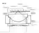 Fig. 19 - Complex objective lens including saw-tooth diffractive element for using on blue, red and infrared lights