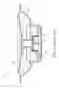Fig. 02 - Loudspeaker with magnetic elements fixedly provided on diaphragm