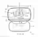 Fig. 03 - Image capturing device with lens cover and folding support