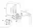 Fig. 01 - Image capturing device with lens cover and folding support