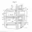 Fig. 10 - Scroll compressor with passage in the spiral wrap