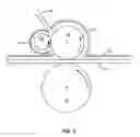 Fig. 04 - Roll coater having a recirculation loop for treating excess fluid