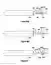 Fig. 30 - Tissue excision device with a flexible transection blade