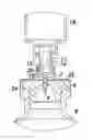 Fig. 01 - Device for connecting a tubular part to the inside of a bottle