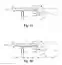 Fig. 02 - Rear firearm grip support rod and aiming method