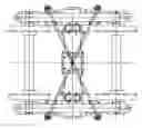 Fig. 01 - Freight car bogie and freight car