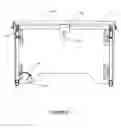 Fig. 09 - Height adjustable work surface system