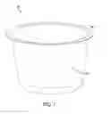 Fig. 02 - Filtering permeable thermoformed container for beverage-making products with a reinforcement ring