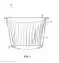 Fig. 12 - Filtering permeable thermoformed container for beverage-making products with a reinforcement ring