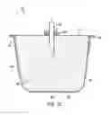 Fig. 14 - Filtering permeable thermoformed container for beverage-making products with a reinforcement ring