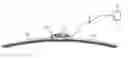 Fig. 01 - Wiper blade with heating elements and method for controlling the wiper blade