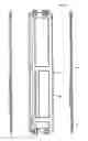 Fig. 11 - Mountable and demountable stackable container having vertical plastic walls and stiff flat bottom