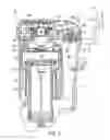 Fig. 04 - Flanged fuel cell and locating structure for combustion tool
