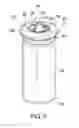 Fig. 06 - Flanged fuel cell and locating structure for combustion tool