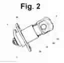 Fig. 03 - Lock comprising a lockable knob