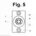 Fig. 06 - Lock comprising a lockable knob